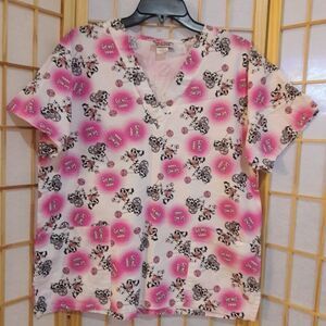 Friends of the Heart Medical Dental Scrub Sz M
